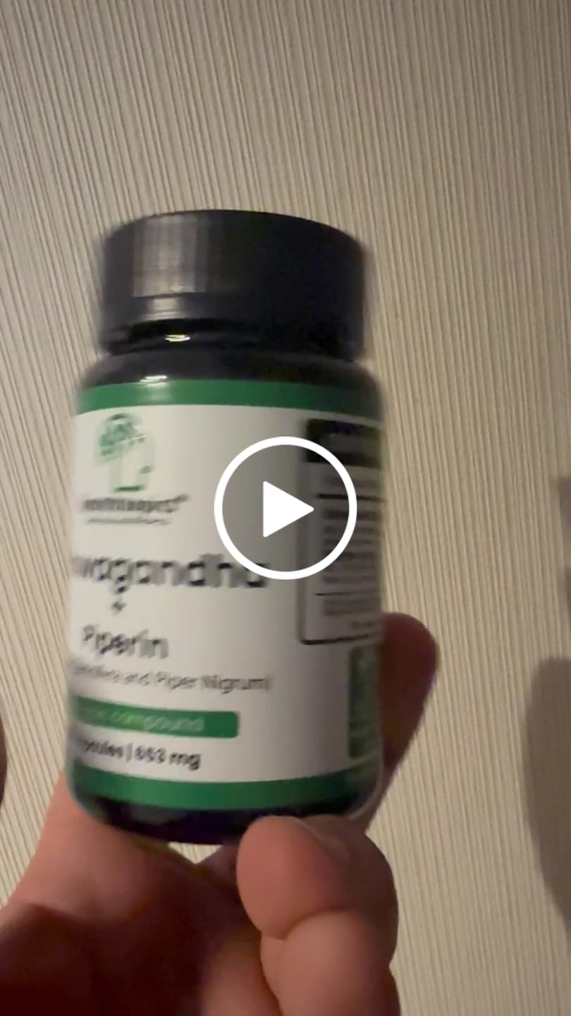 Customer video review of Ashwagandha + Piperina - 653 mg
