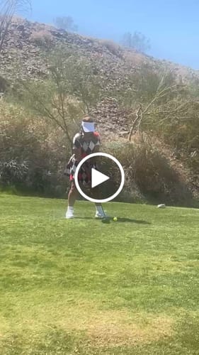 Customer video review of Women's Golf Polo+Flared Skirt Set Argyle red black