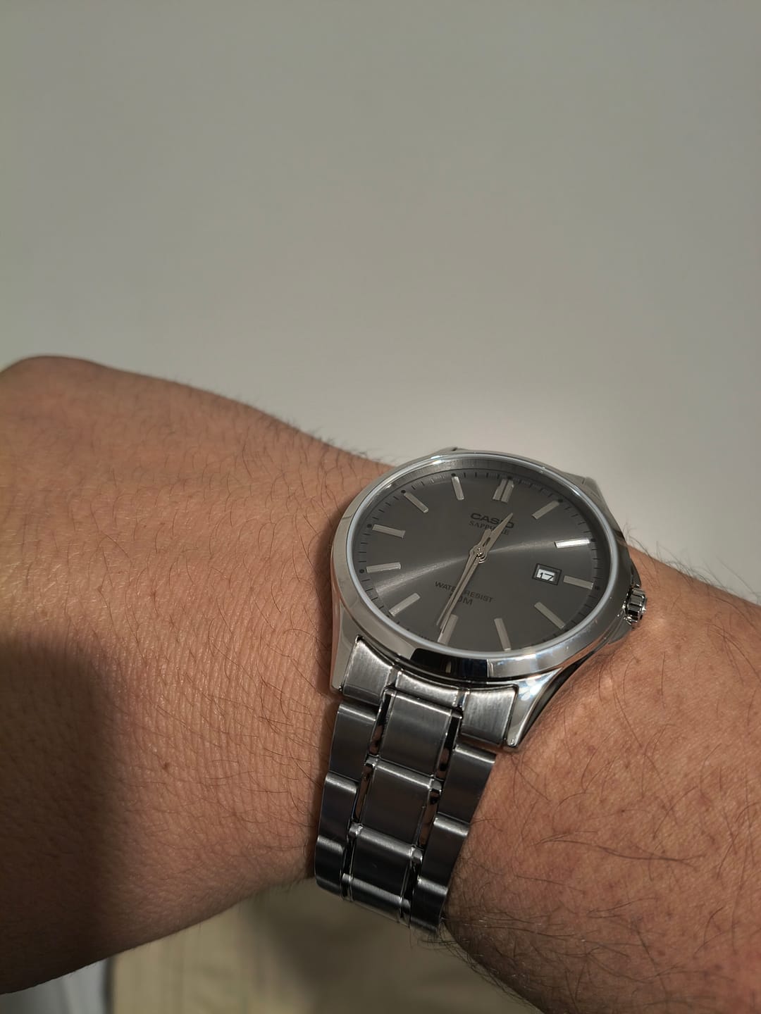 Customer photo review of Reloj Casio Sapphire Análogo MTS-115D-8AV Correa de Acero