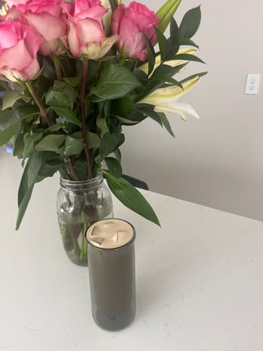 Customer photo review of FLUR Iced Coffee Glasses