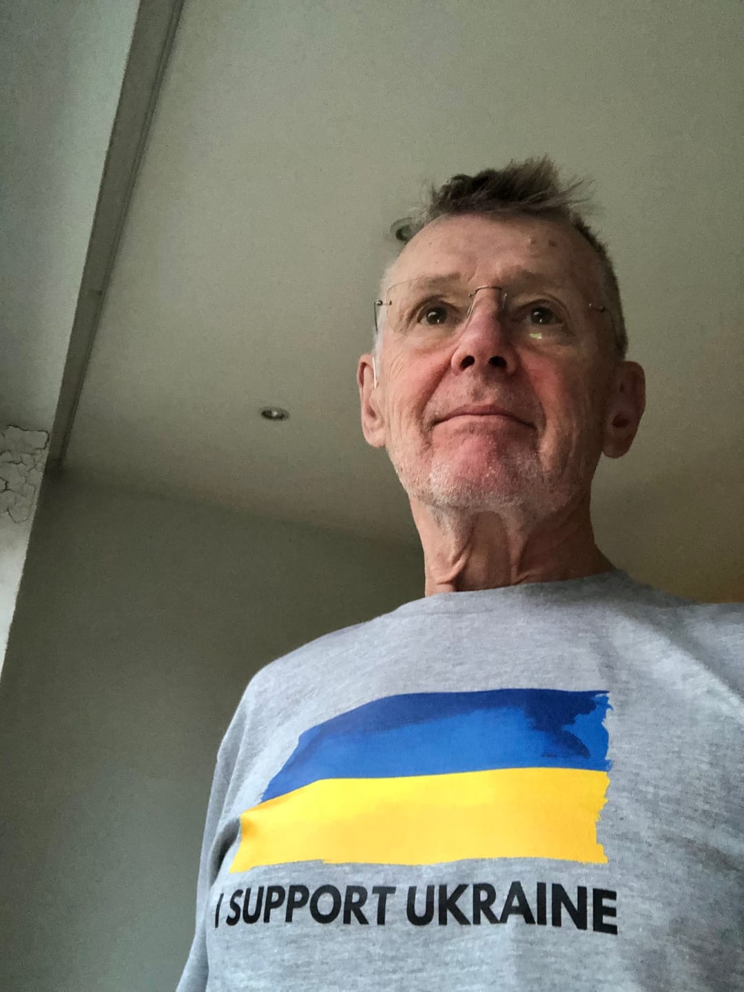 Customer photo review of I Support Ukraine T-Shirt