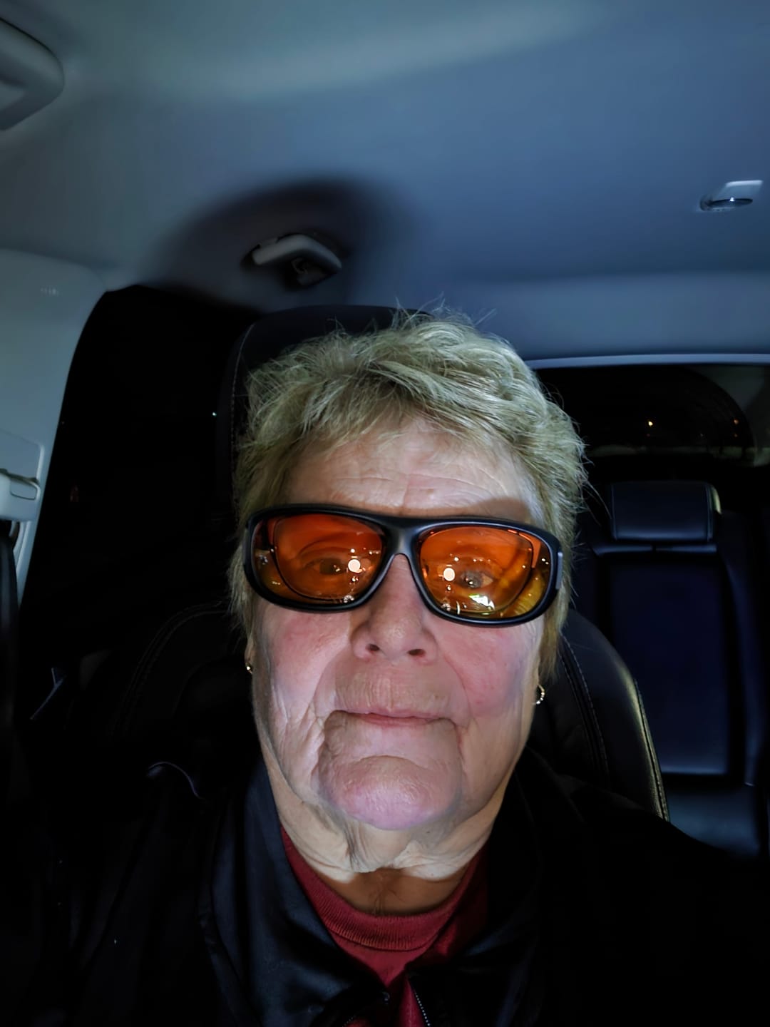 Customer photo review of Polarized Night Driving LED Optics with GlareCut Technology™ (Fit Over Glasses)