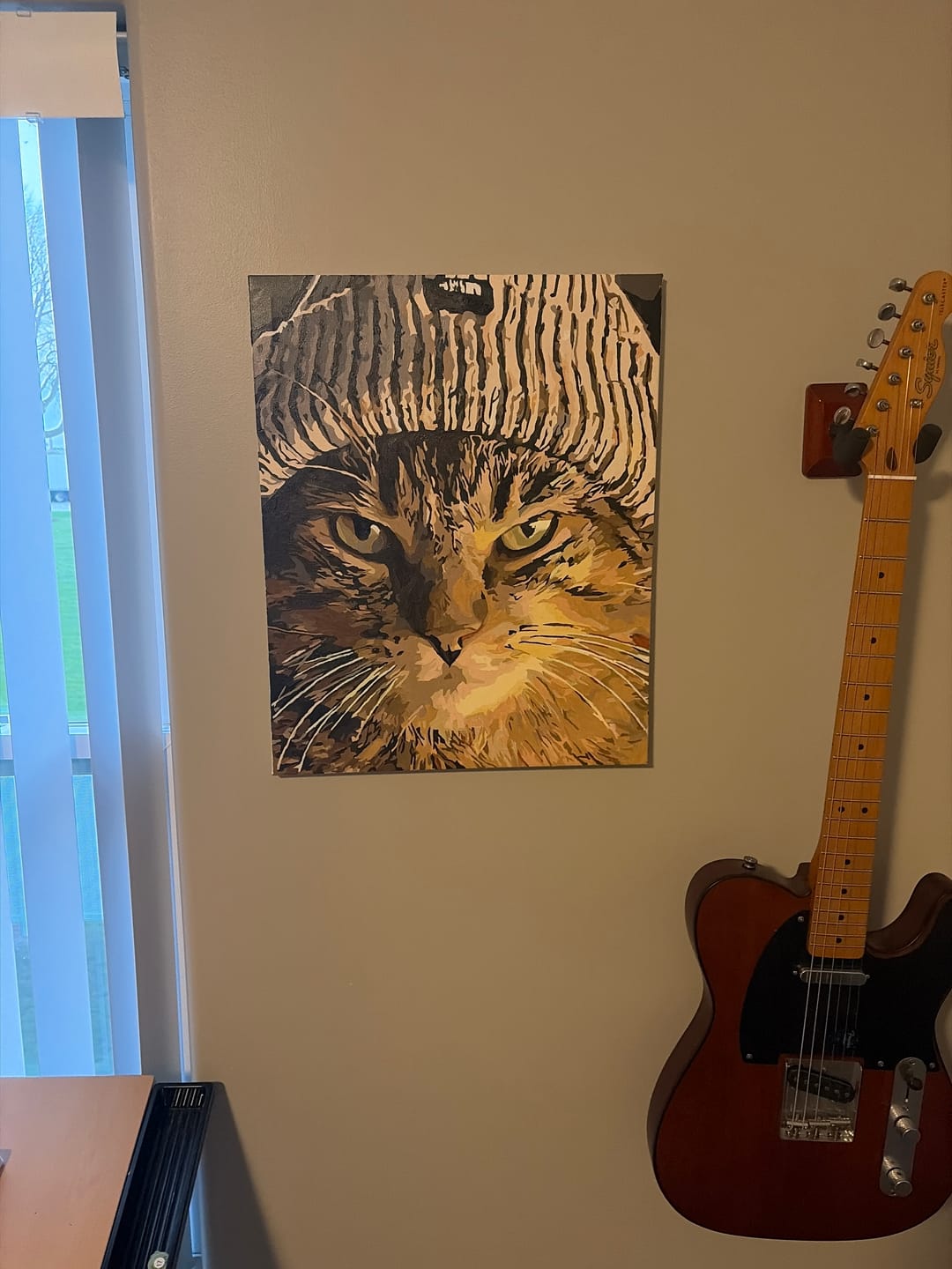 Customer photo review of Custom Paint By Numbers Kit