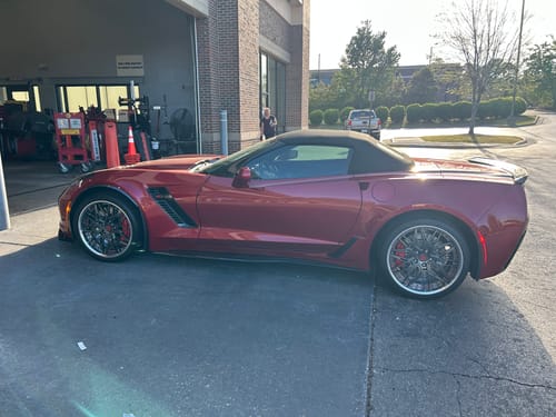 Customer photo review of CUSTOM DEEP DISH FORGED 2-PIECE BLACK WHEELS: RV-T081