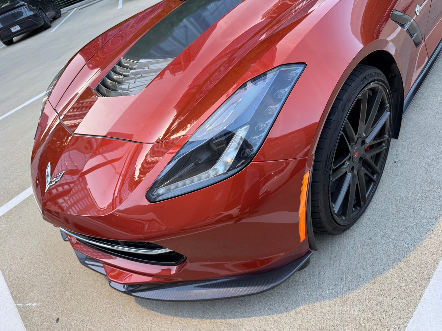 Customer photo review of Corvette C7 Stingray EOS Preformance Package Front Splitter