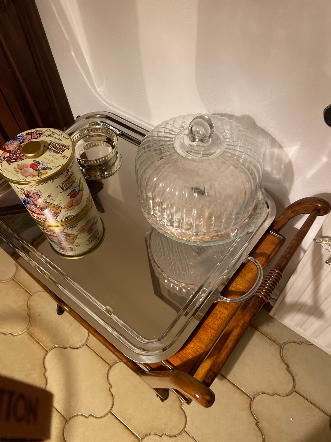 Customer photo review of Tortiera in Vetro con Coperchio Trasparente H. 30 cm