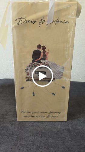 Kundenbewertung mit Video zu Leonardo Gläser mit Gravur - Hochzeitsauto & Wedding Love als Set