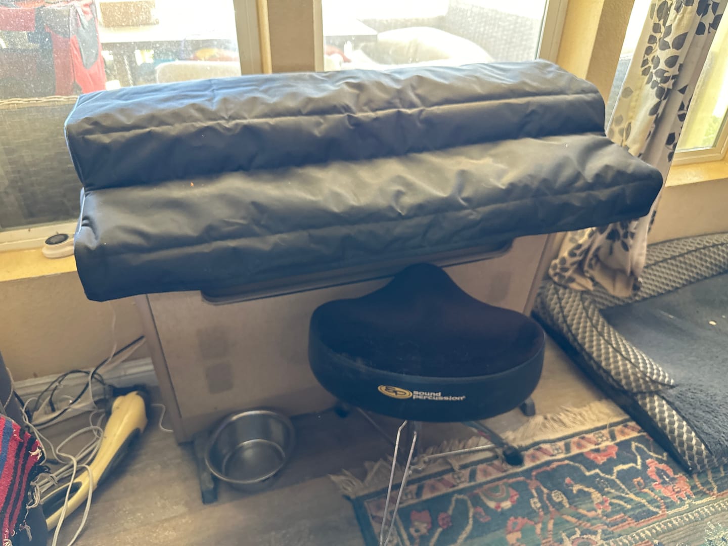 Customer photo review of Custom padded cover for WURLITZER 200 / 200A Piano