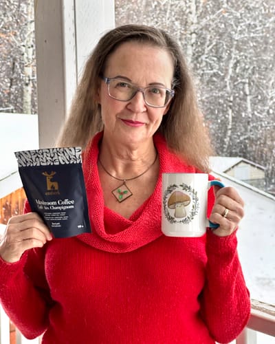 Customer photo review of Mushroom Coffee
