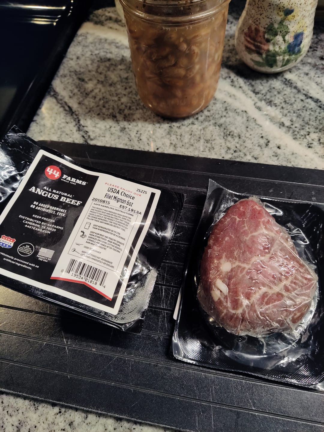 Customer photo review of USDA Choice Filet Mignon Steak