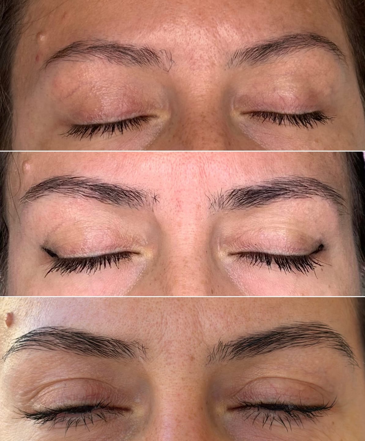 Customer photo review of Brow Rehab Serum