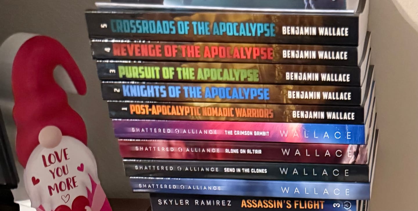 Customer photo review of The Complete Duck & Cover Adventures Series (Signed Paperbacks)