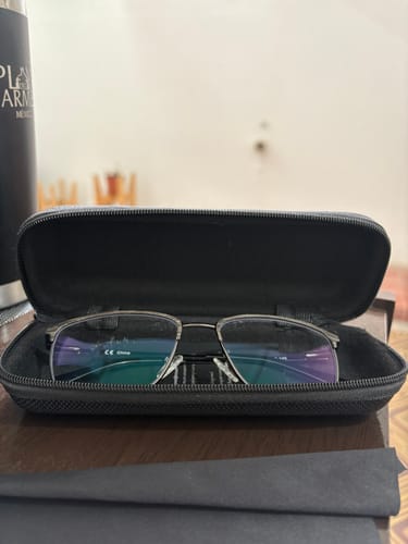Customer photo review of Zenottic Blue Light Blocking Glasses Bing
