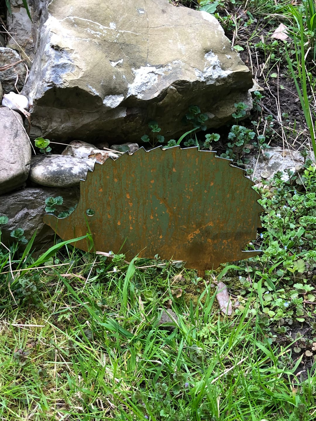 Customer photo review of Gartenstecker Igel