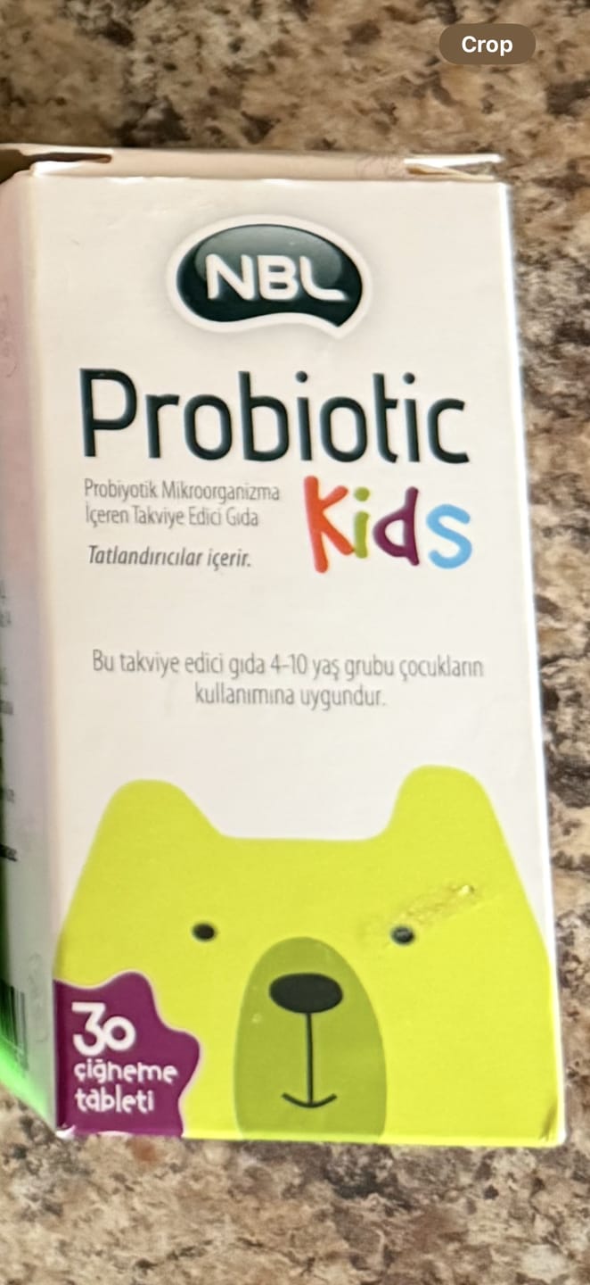 Customer photo review of NBL Probiotic Kids Chewable Tablets - Boosts Digestive & Immune Health for Children - 30 Count