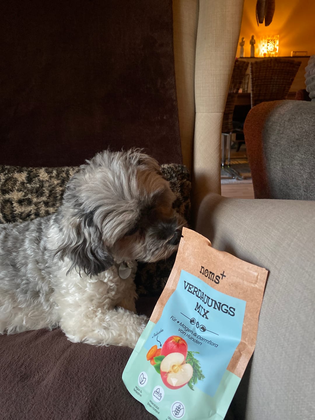 Customer photo review of Verdauungsmix für Hunde als Probiotikum für Magen- & Darmflora