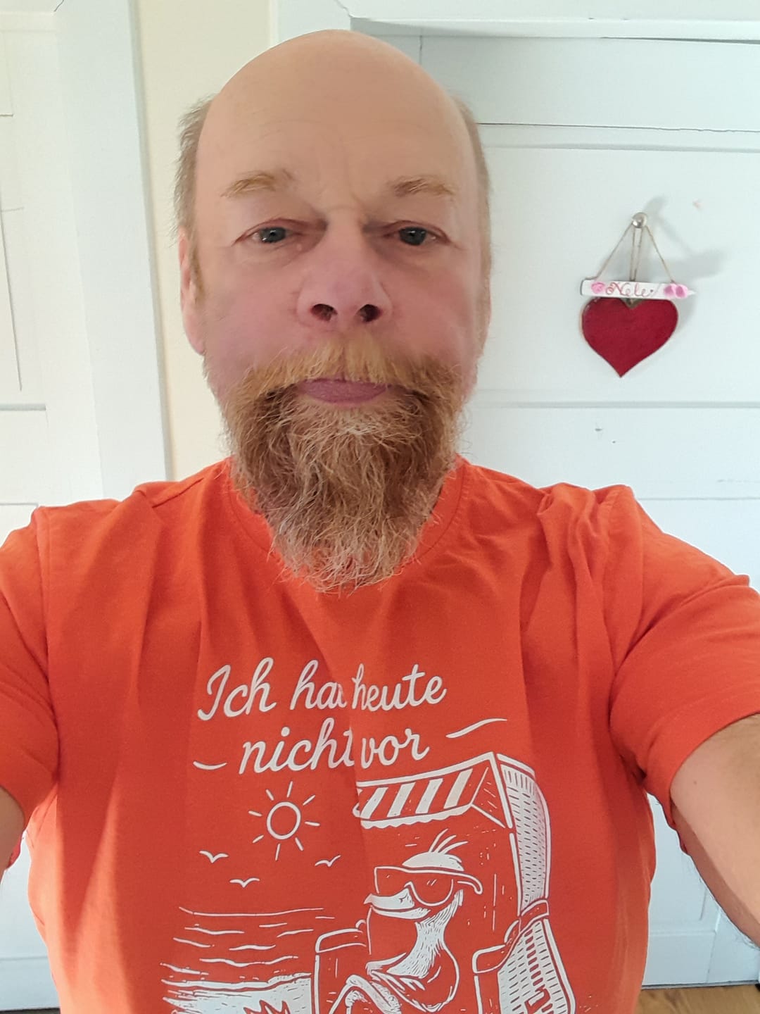 Customer photo review of Ich habe Heute Nichts vor · Unisex Premium Bio T-Shirt