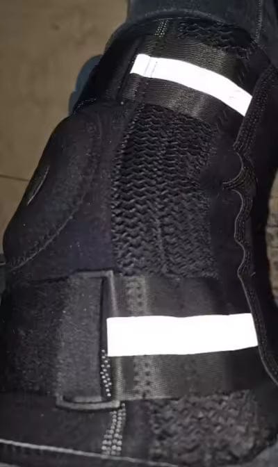 Customer photo review of Prothèse orthopédique genou avec renfort articulé