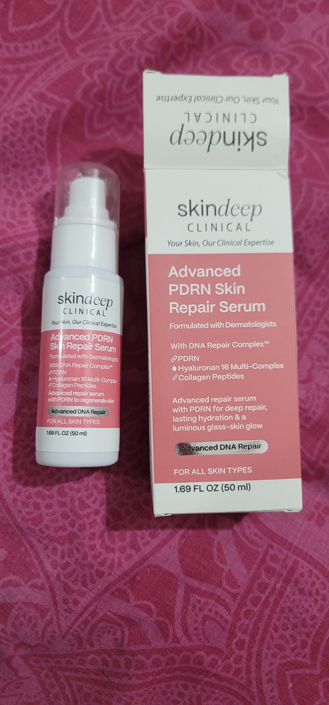 Customer photo review of Advanced PDRN Skin Repair Serum