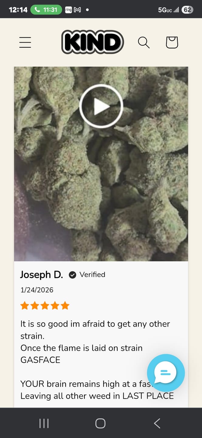 Customer photo review of Blueberry Muffins - Bulk - Indica