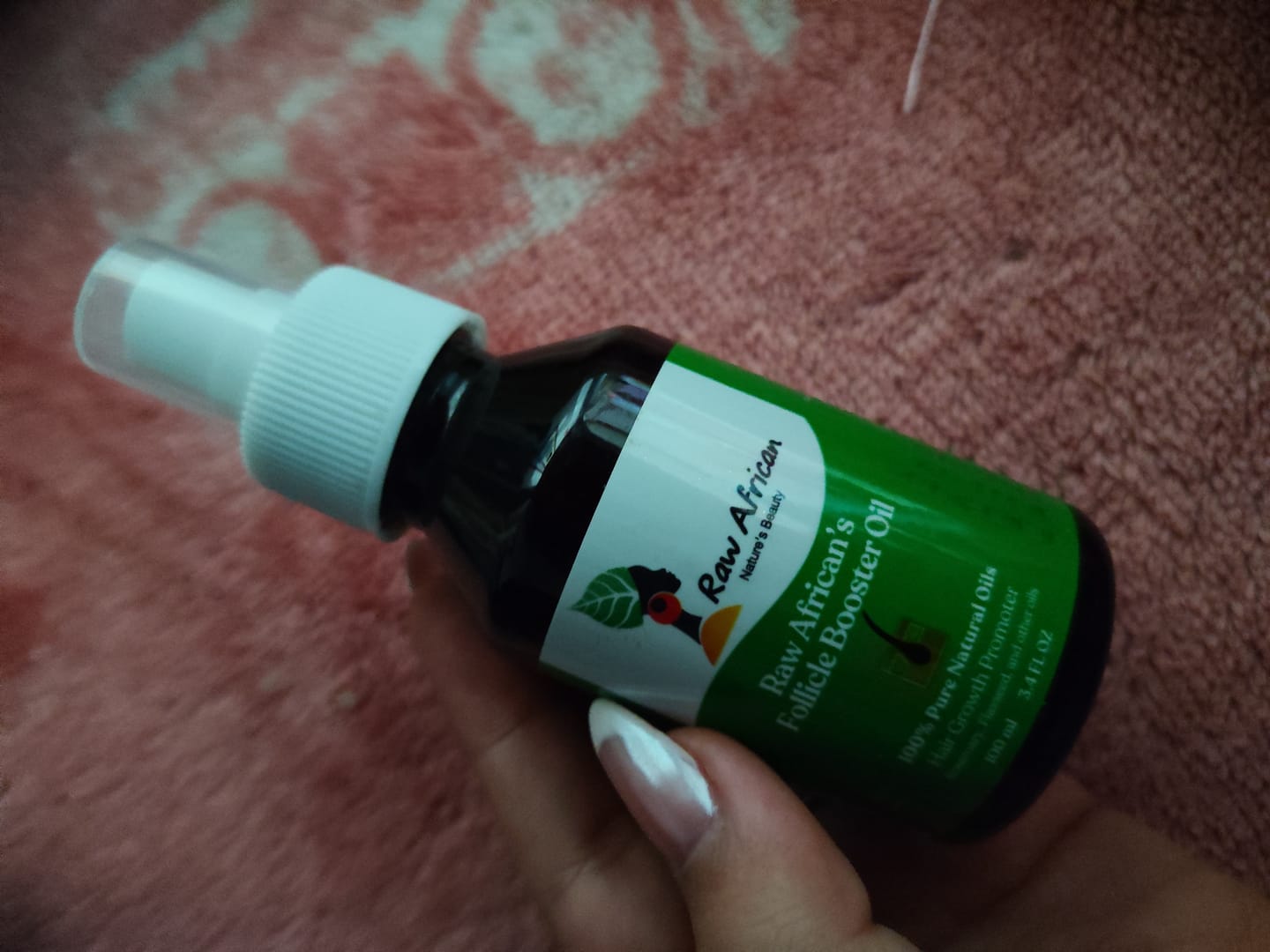 Customer photo review of Follicle Booster | Set of 2