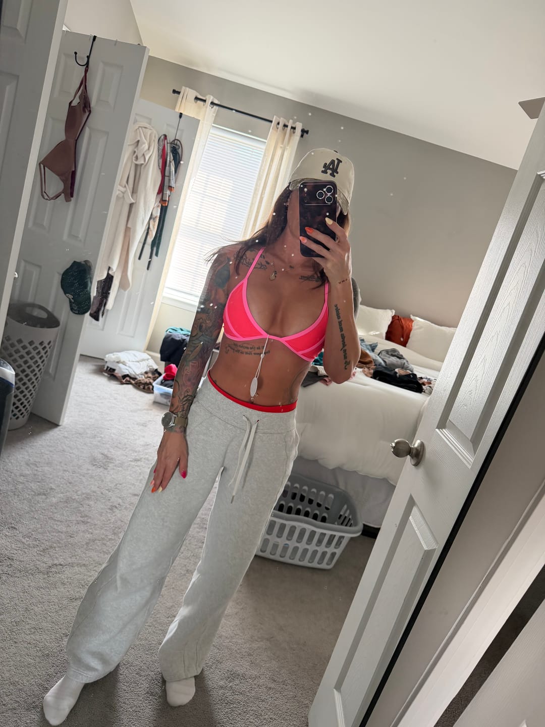 Customer photo review of LILY Melon Pop Minimal Triangle Top