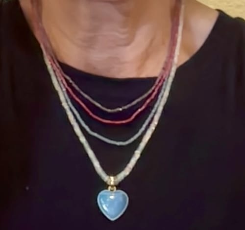 Customer photo review of Celeste Necklace