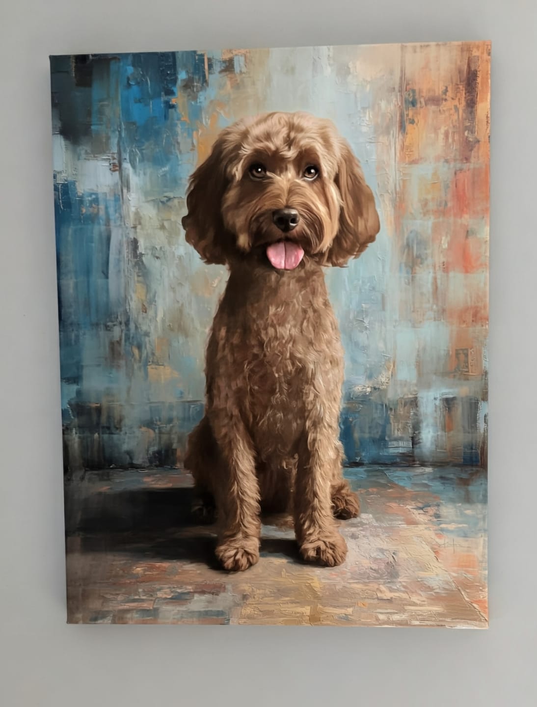 Customer photo review of Oil Masterpiece - Custom Pet Portrait