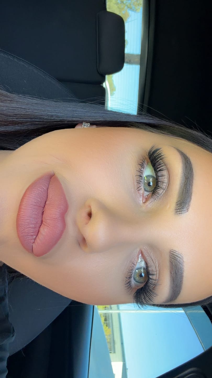 Customer photo review of Infinaluxe Customisable Lash Extensions (4 rows)