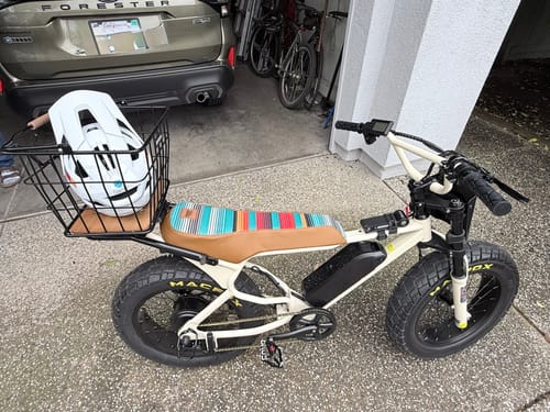 Customer photo review of Custom Seat Cover: Macfox X7