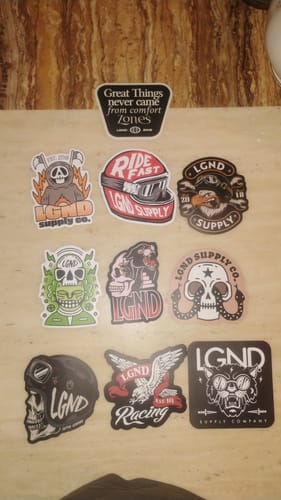 Customer photo review of The Decal Collection - 10 Pack