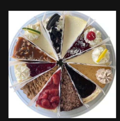 Customer photo review of Ultimate Cheesecake Sampler