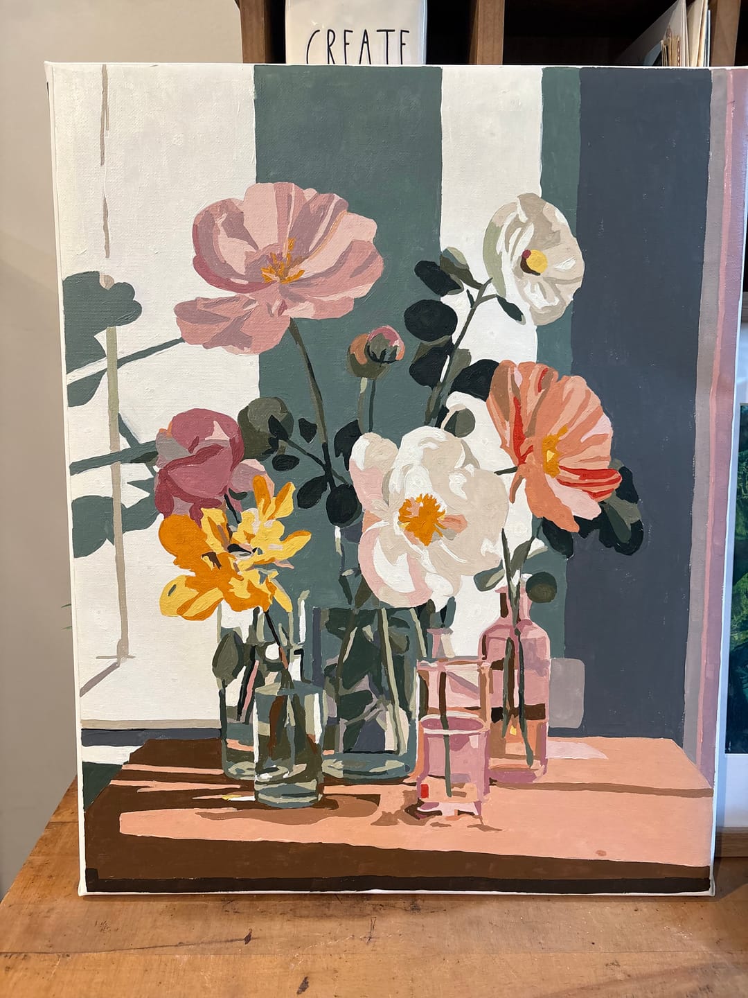 Customer photo review of Beauty in glass | Paint by Number