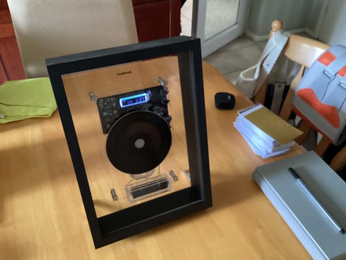 Customer photo review of M1 Music Frame CD Player