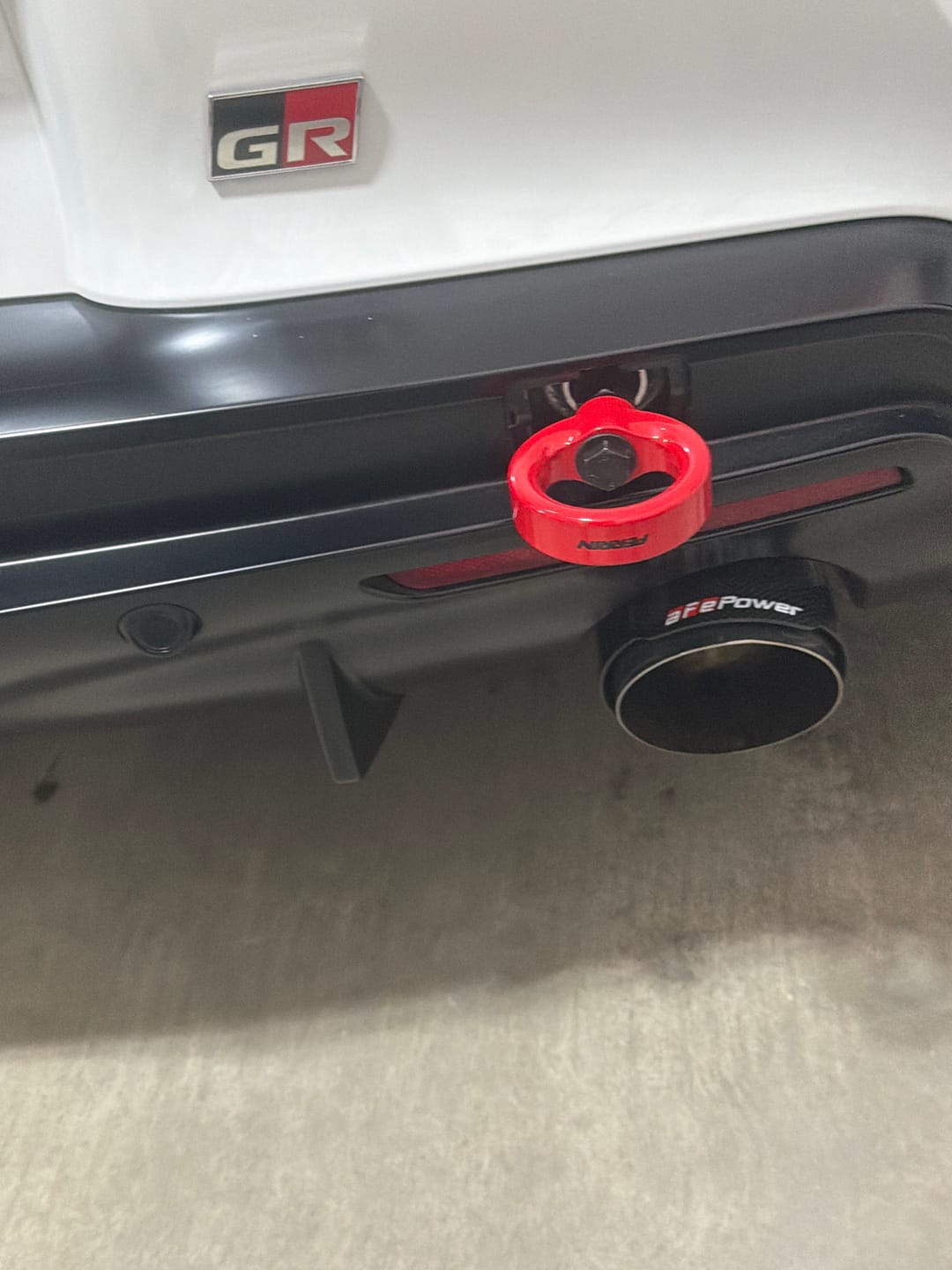 Customer photo review of Tow Hook Rear for 2020-2024 Toyota GR Supra