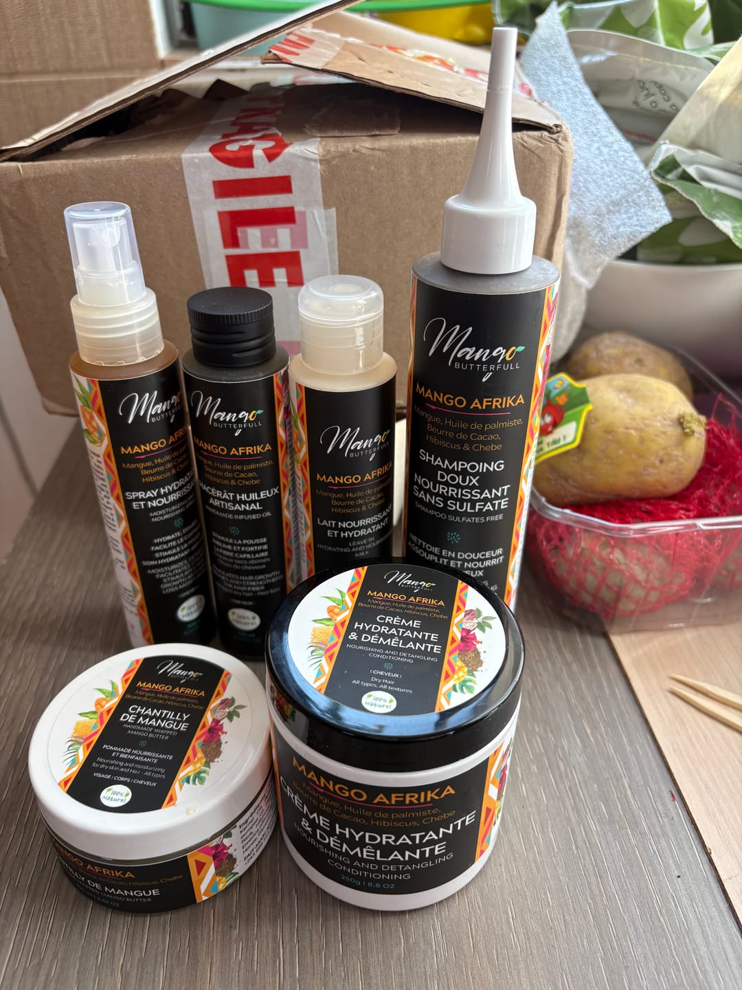 Customer photo review of Pack Routine MANGO AFRIKA - 6 produits