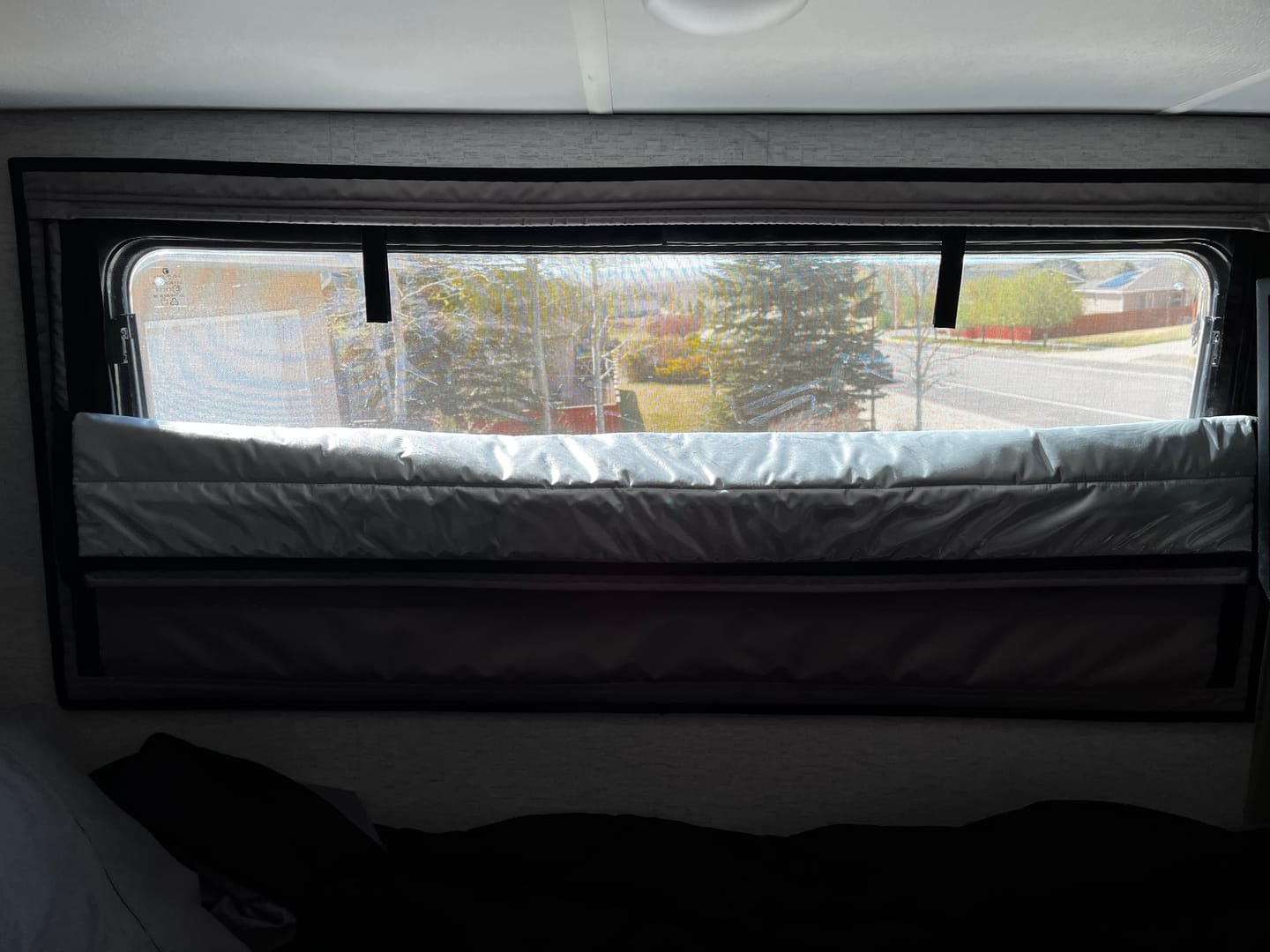 Customer photo review of Transit Ekko - FitRV Bed Shade (Set)