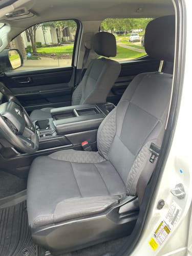 Customer photo review of Premium Custom-Fit Seat Covers