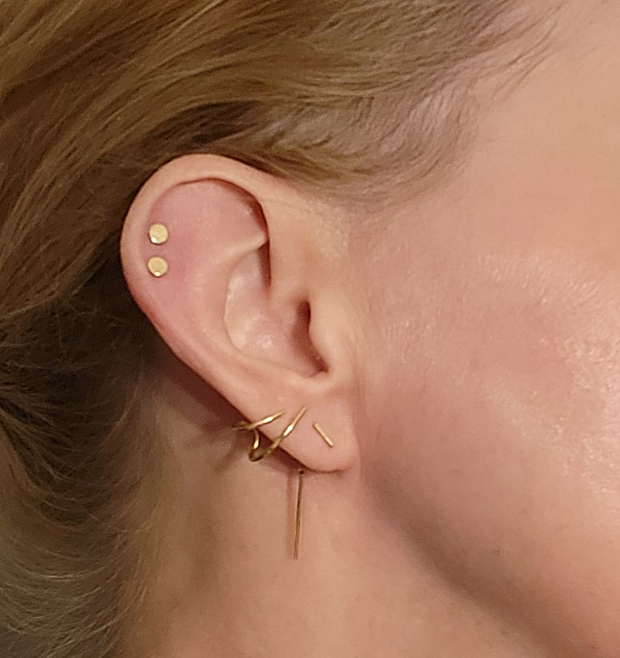 Customer photo review of Rye Earrings