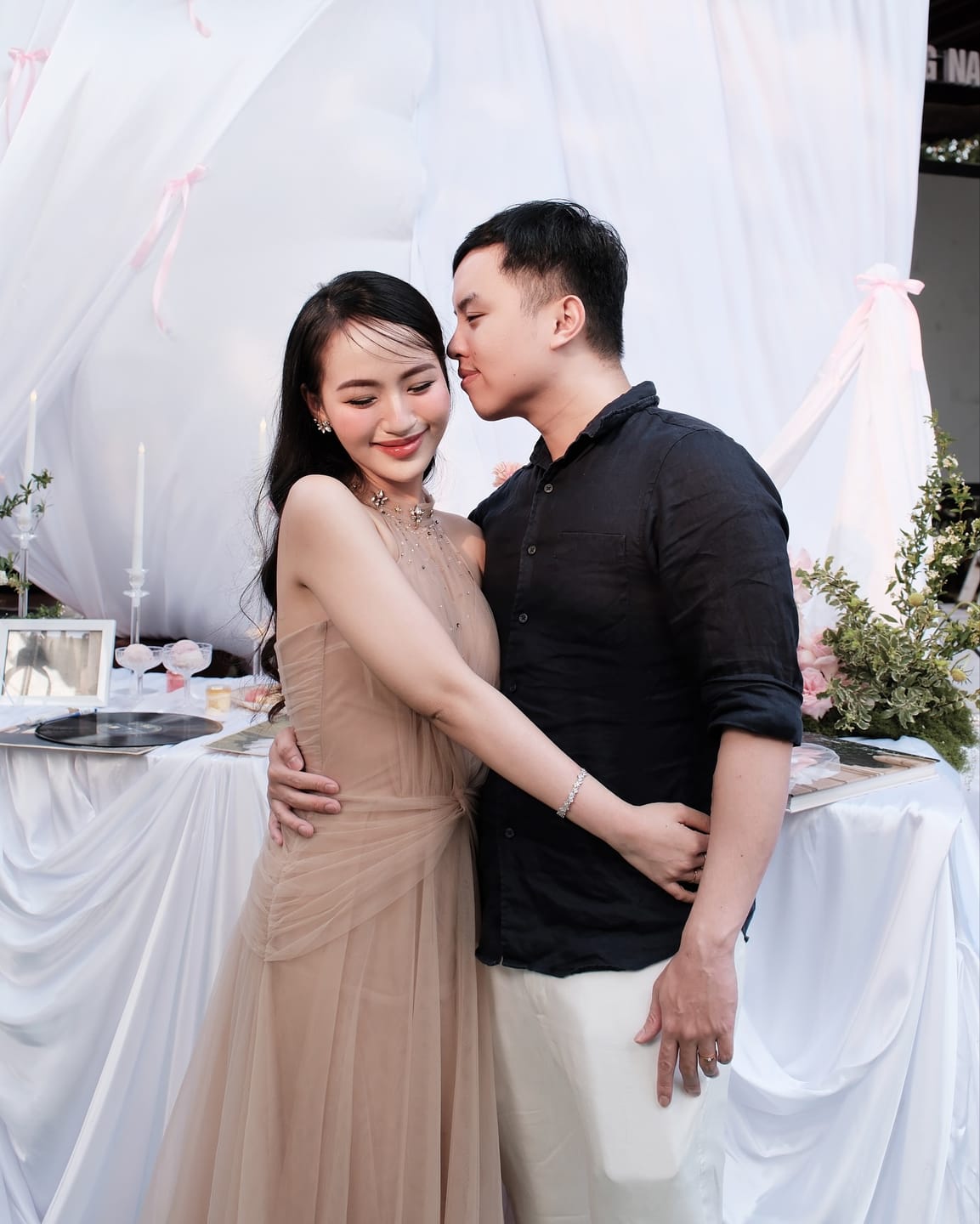 Customer photo review of LUXUEUSE Long Length Dress