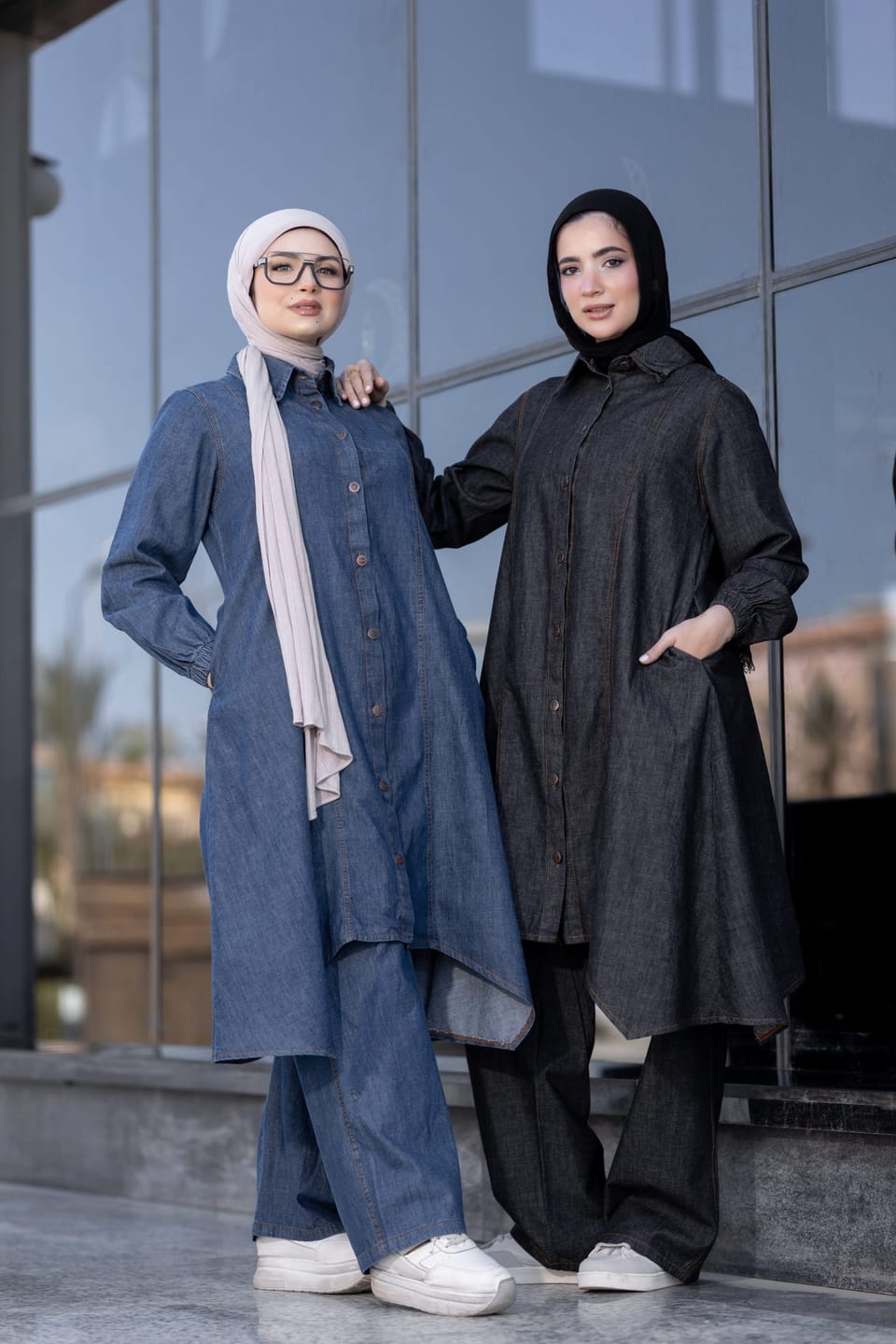 Customer photo review of Long Denim Set 935