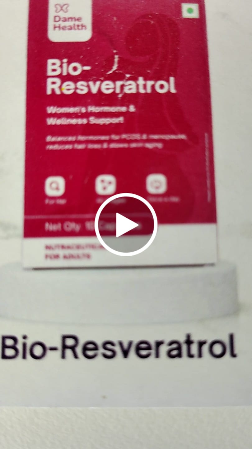 Customer video review of Bio-Resveratrol | Advanced Hormonal Balance & Anti-Aging Formula