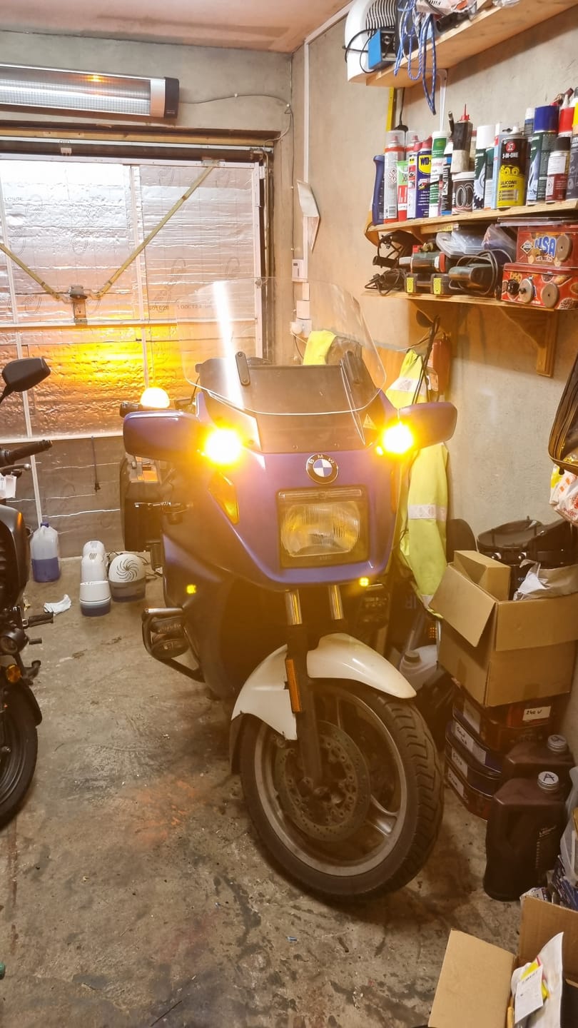 Customer photo review of LAP Surface Mount 4 LED Strobe Light / Amber