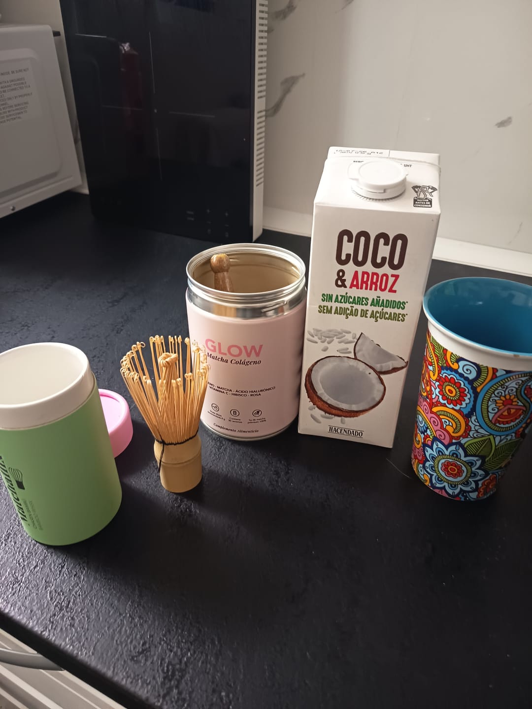 Customer photo review of Té Matcha con Colágeno