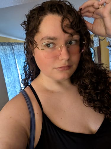 Customer photo review of Olivia Eyeglasses