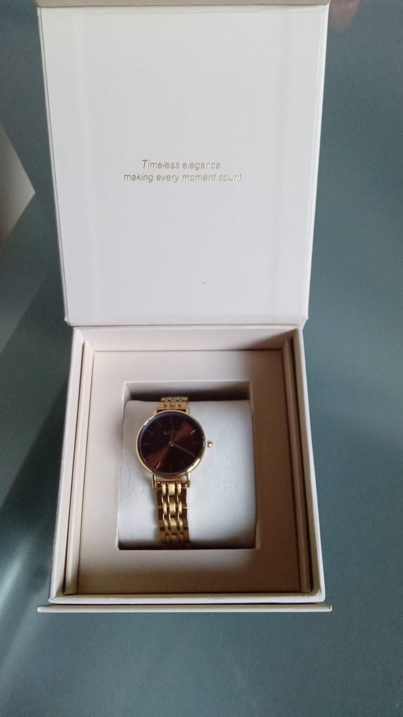 Customer photo review of Ruby Petite Gold Brown
