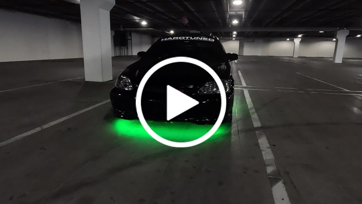 Customer video review of ELGlow® Underglow Kit Replacement Parts - Pro Kit