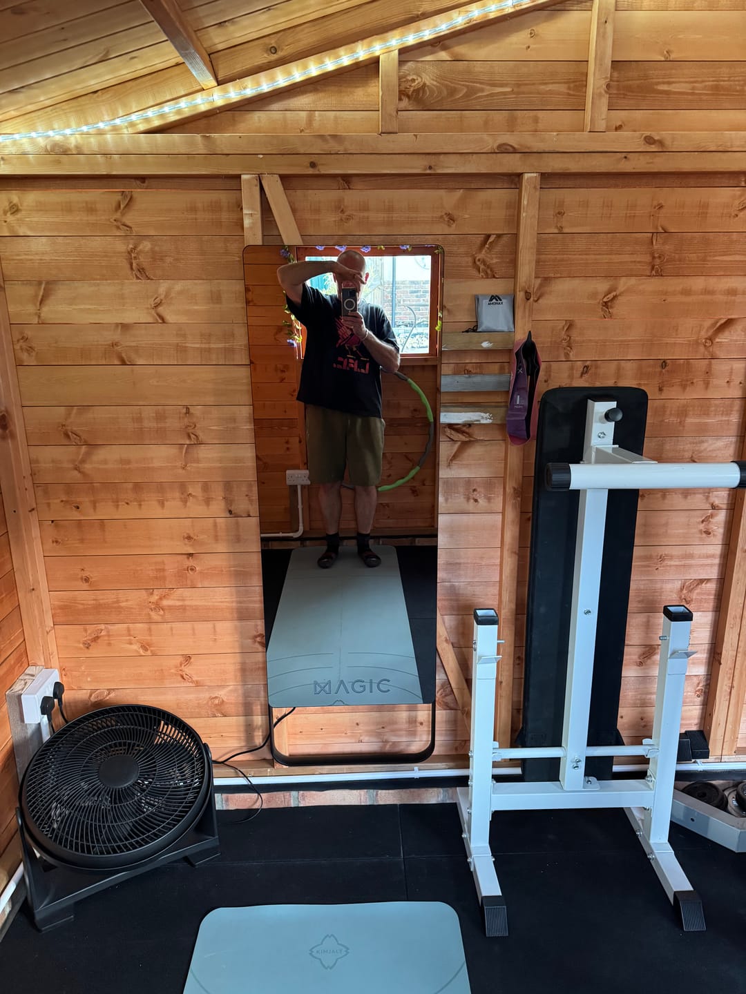 Customer photo review of MAGIC AI: Fitness Smart Mirror
