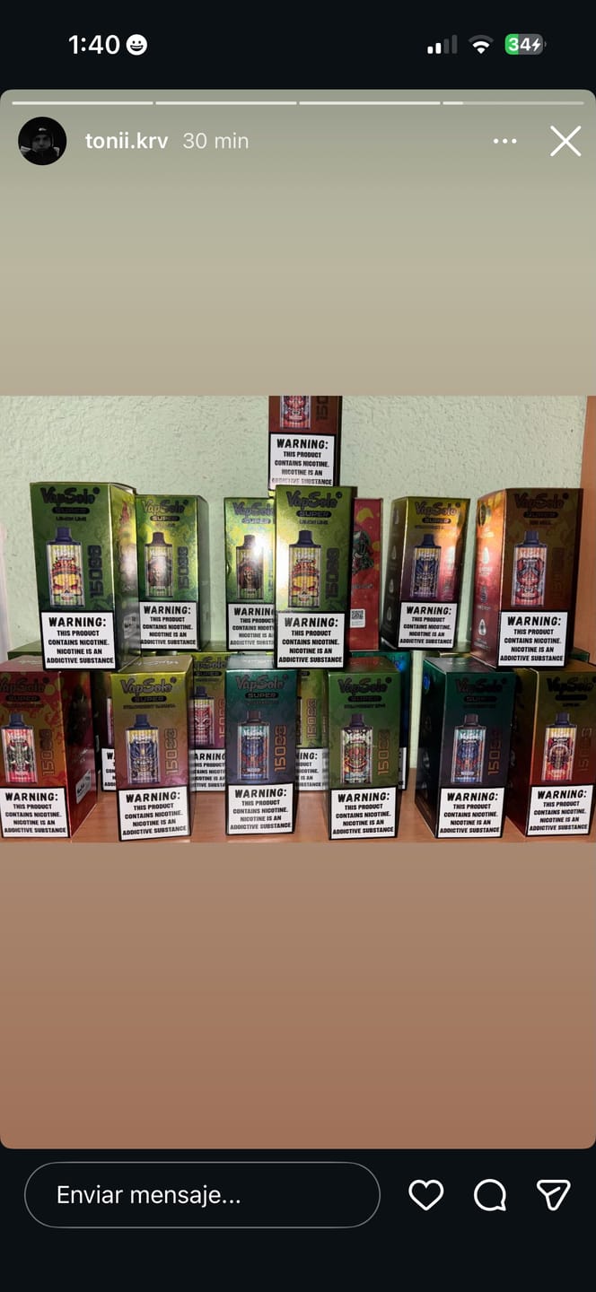 Customer photo review of VAPSOLO SUPER 15000puff