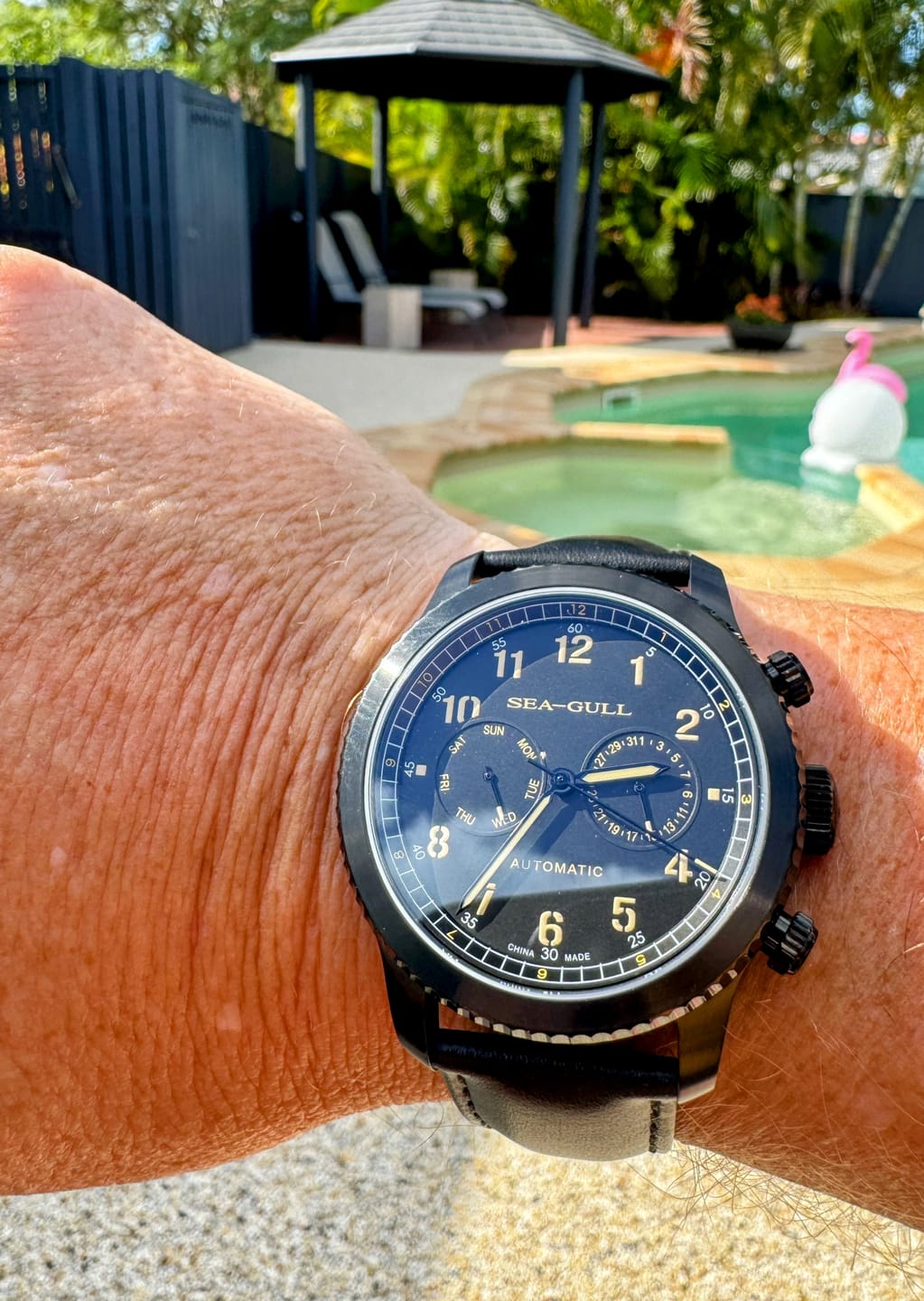 Customer photo review of Pilot | Complete Calendar | Leather Strap | 43mm